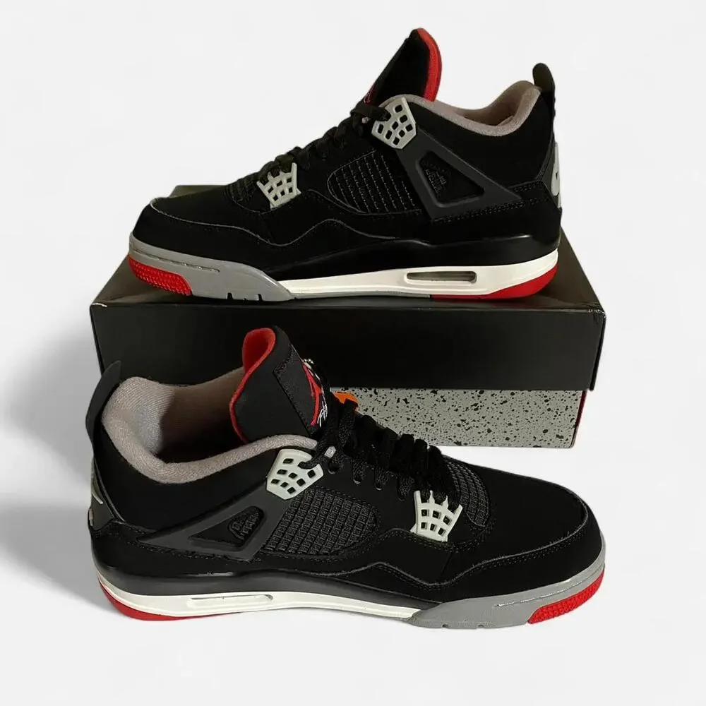 Jordan 4 retro bred 2019 - size 11 M / 12.5 W US / 44 EU
